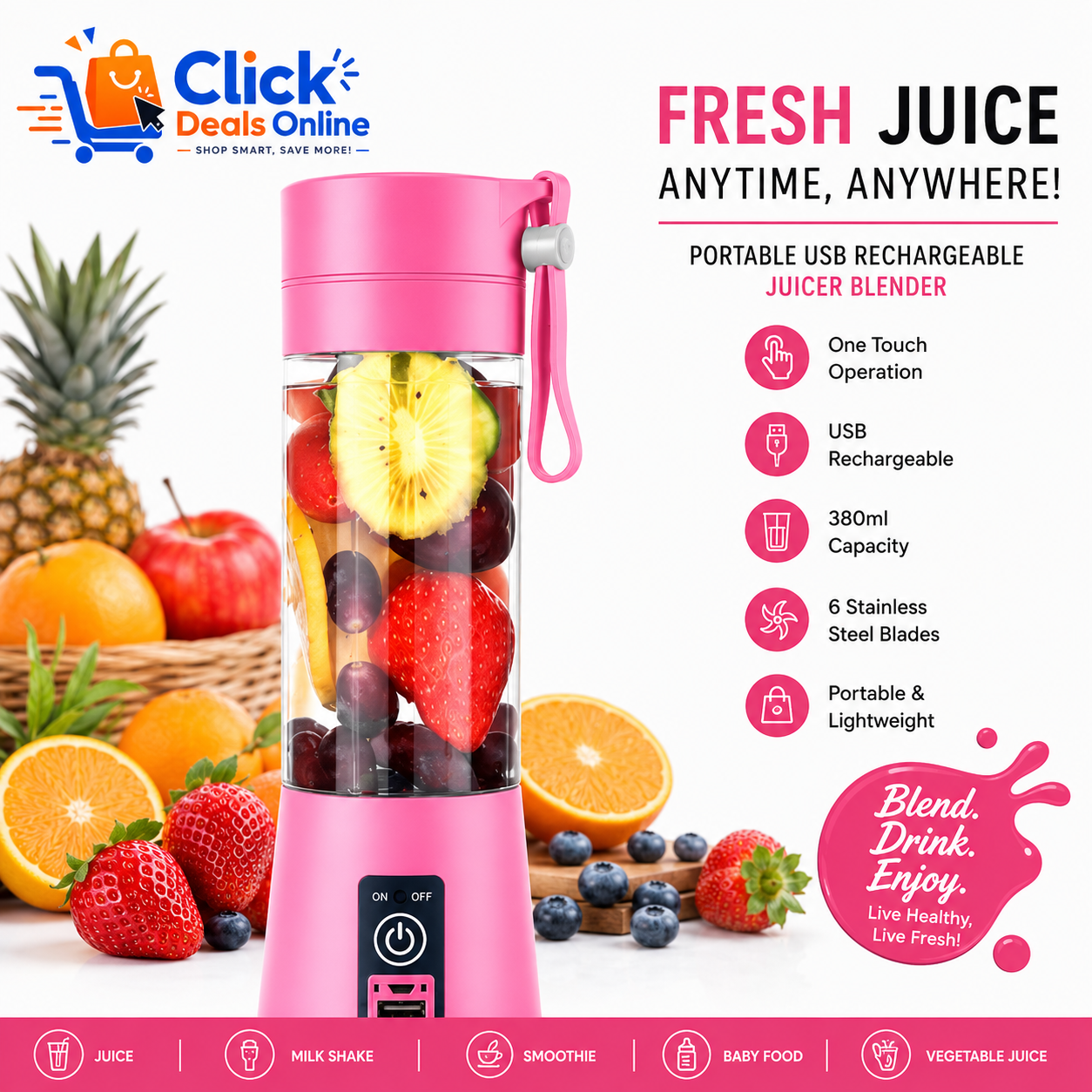 Six Blade USB Juicer